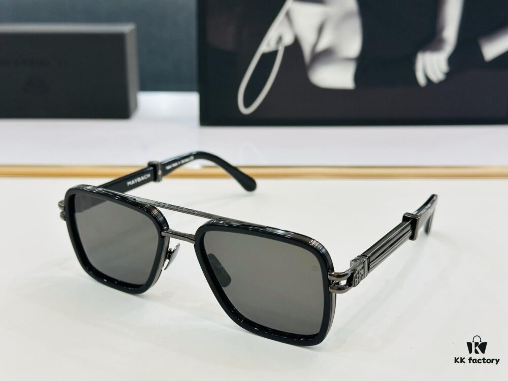 High-Quality MAYBACH Z35 Sunglasses, Exquisite Craftsmanship, Premium Feel, Size 53-21-145