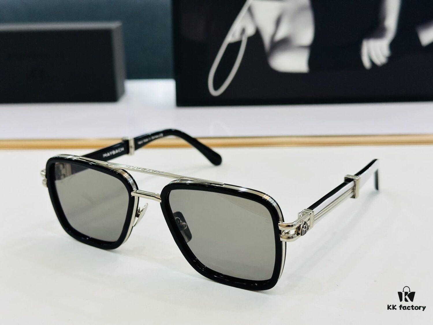 High-Quality MAYBACH Z35 Sunglasses, Exquisite Craftsmanship, Premium Feel, Size 53-21-145