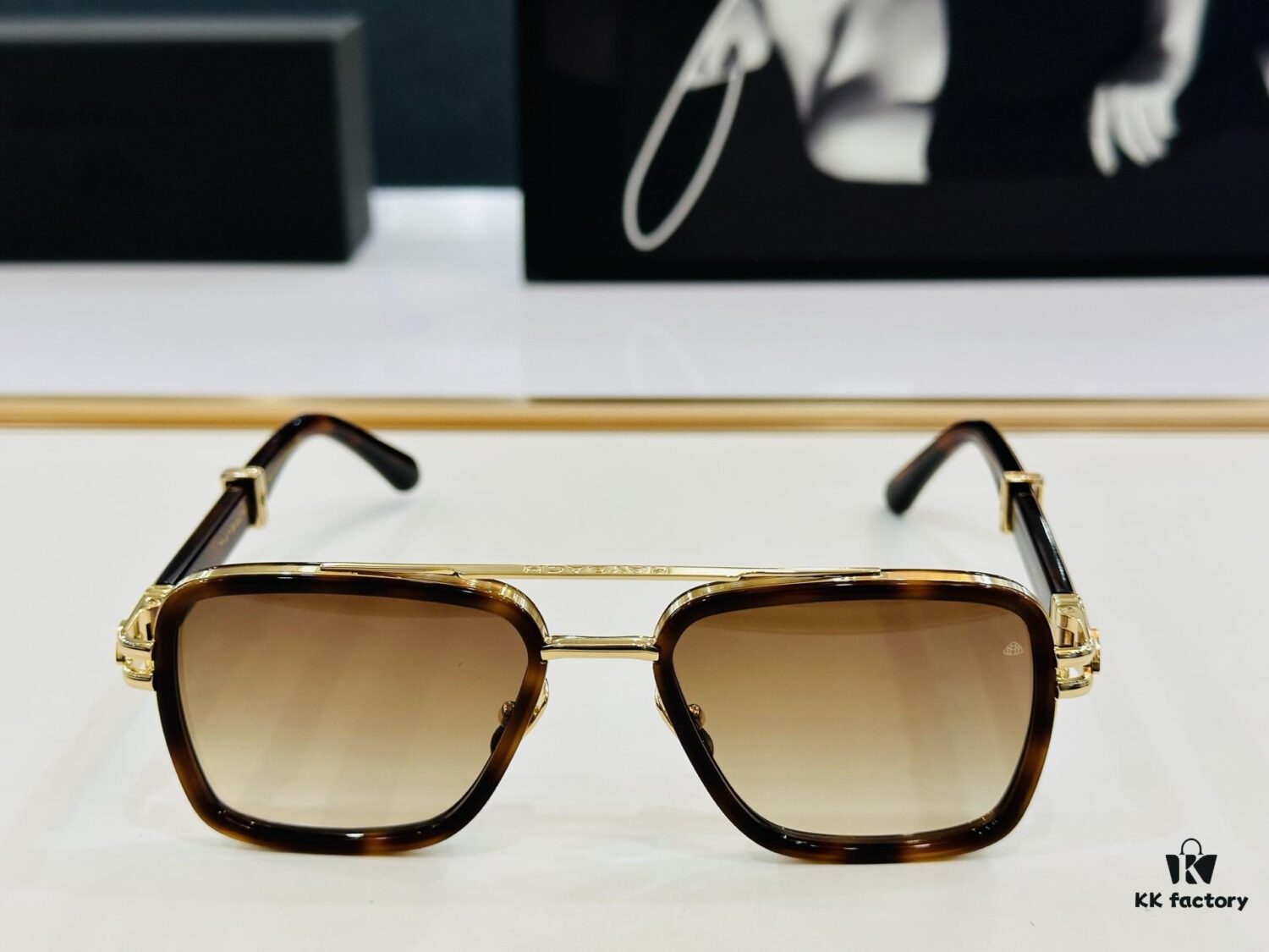 High-Quality MAYBACH Z35 Sunglasses, Exquisite Craftsmanship, Premium Feel, Size 53-21-145