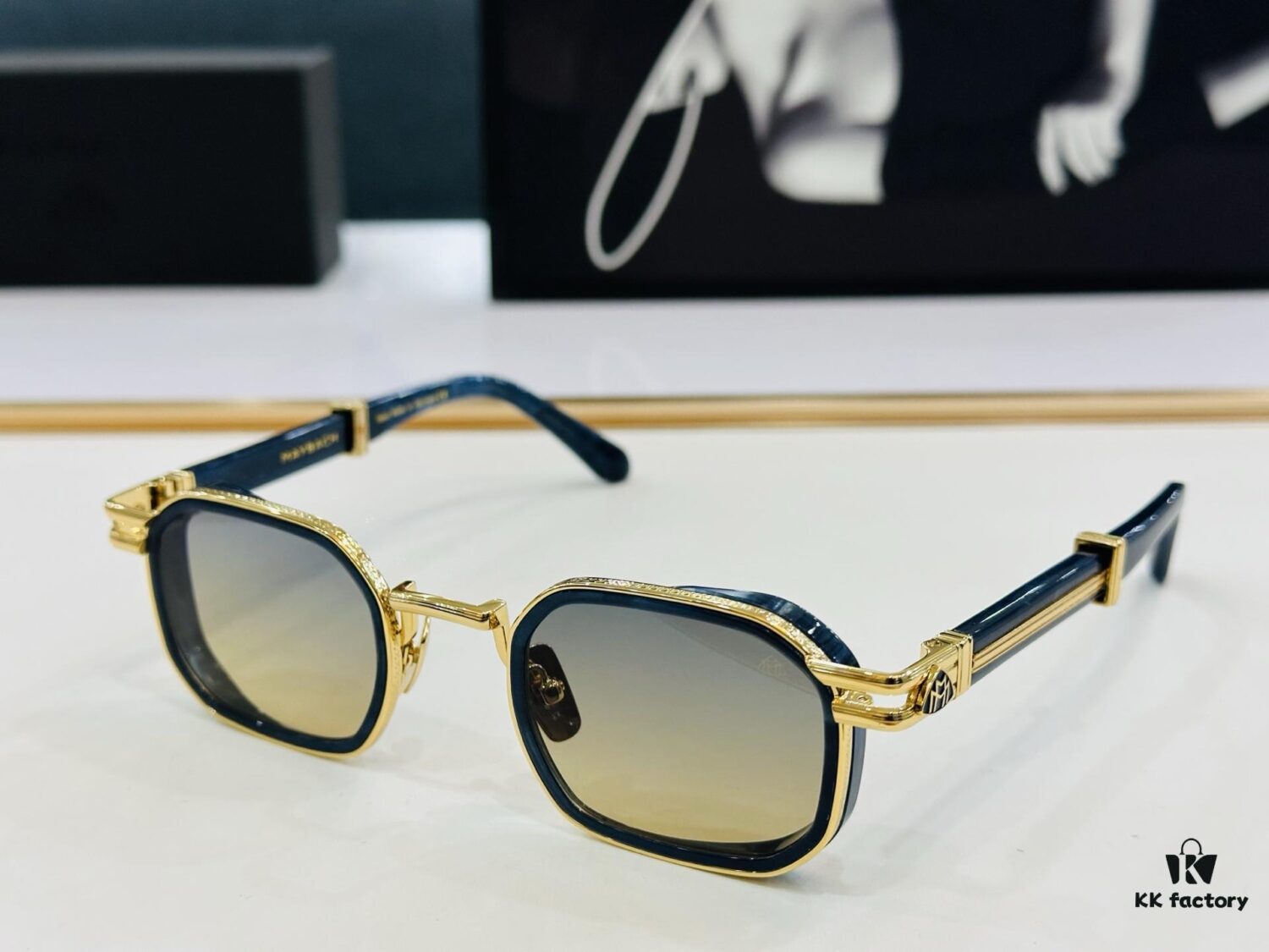 High-Quality MAYBACH Z33 Sunglasses, Exquisite Craftsmanship, Premium Feel, Model 48-26-146