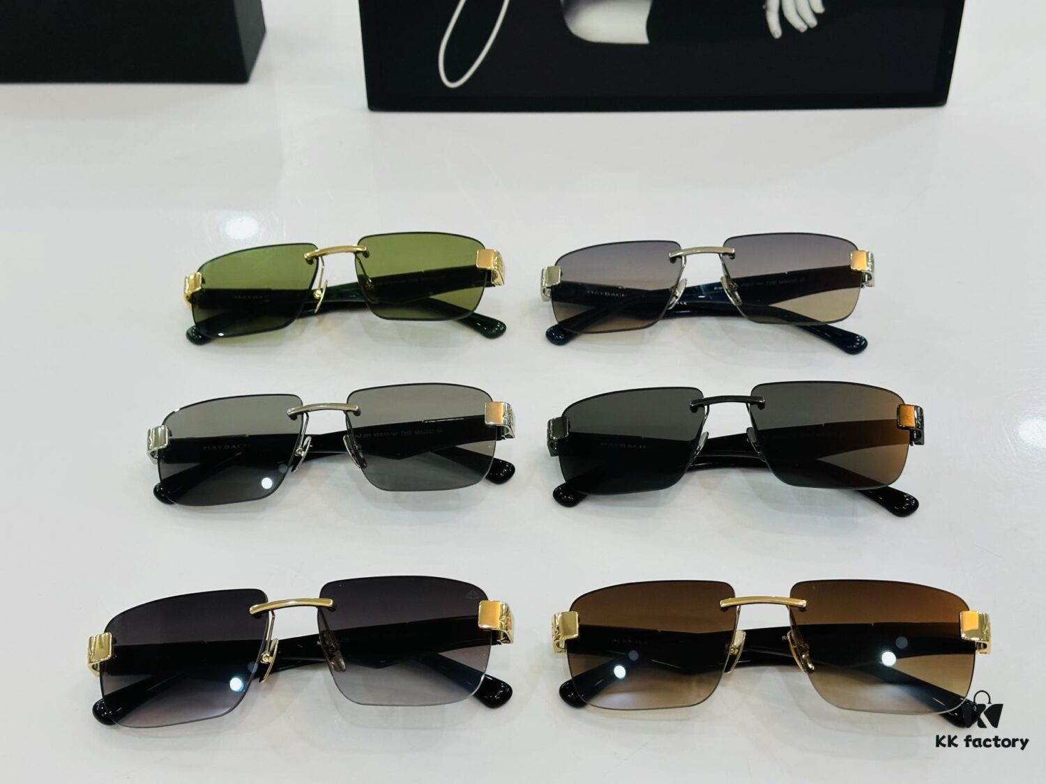 High-Quality MAYBACH Z25 Sunglasses, Exquisite Craftsmanship, Premium Feel, Size: 57-17-140