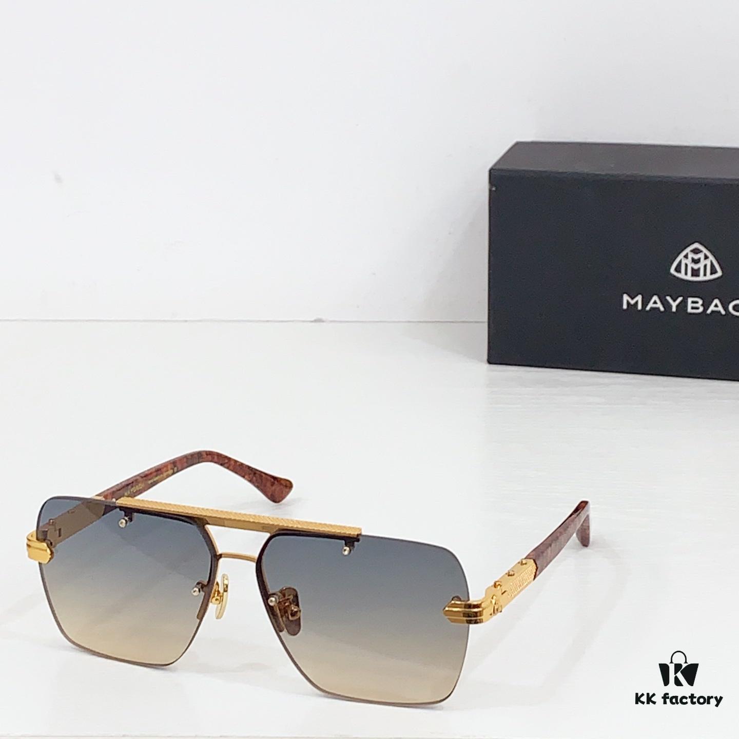 MAYBACH 180 The Bizster I Luxury Sunglasses – Premium K-Gold Vacuum Plated Hardware, Classic Men's Design