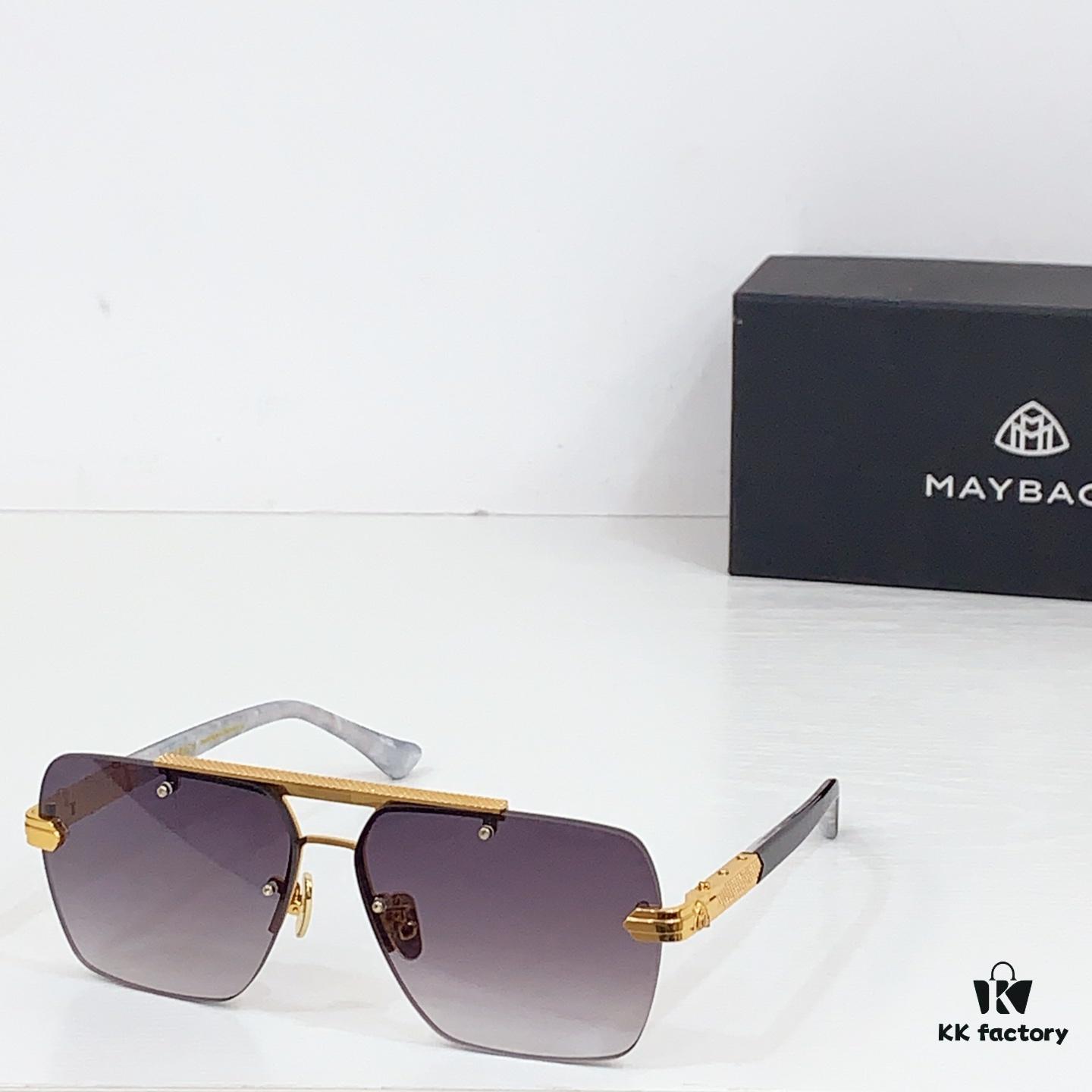 MAYBACH 180 The Bizster I Luxury Sunglasses – Premium K-Gold Vacuum Plated Hardware, Classic Men's Design