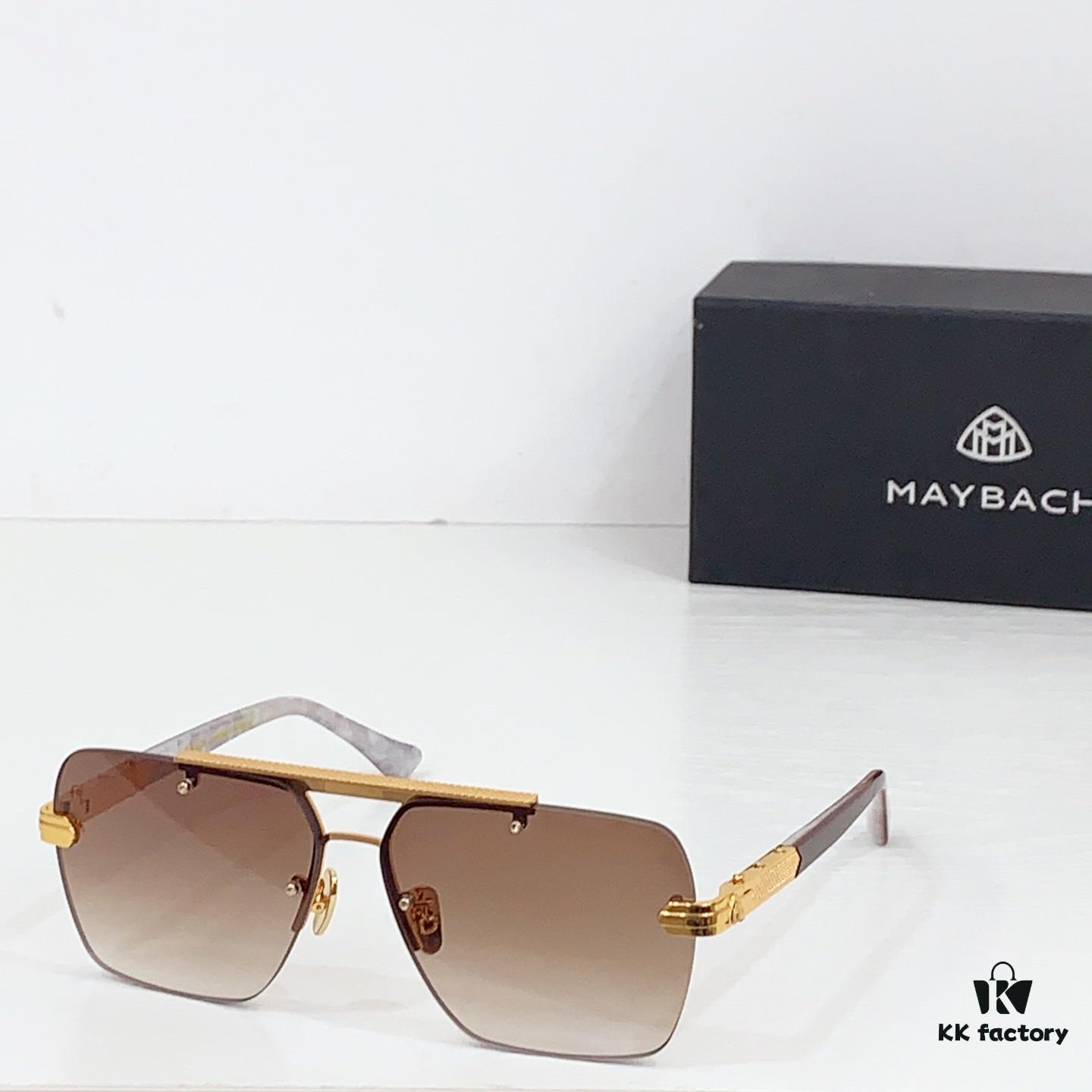 MAYBACH 180 The Bizster I Luxury Sunglasses – Premium K-Gold Vacuum Plated Hardware, Classic Men's Design