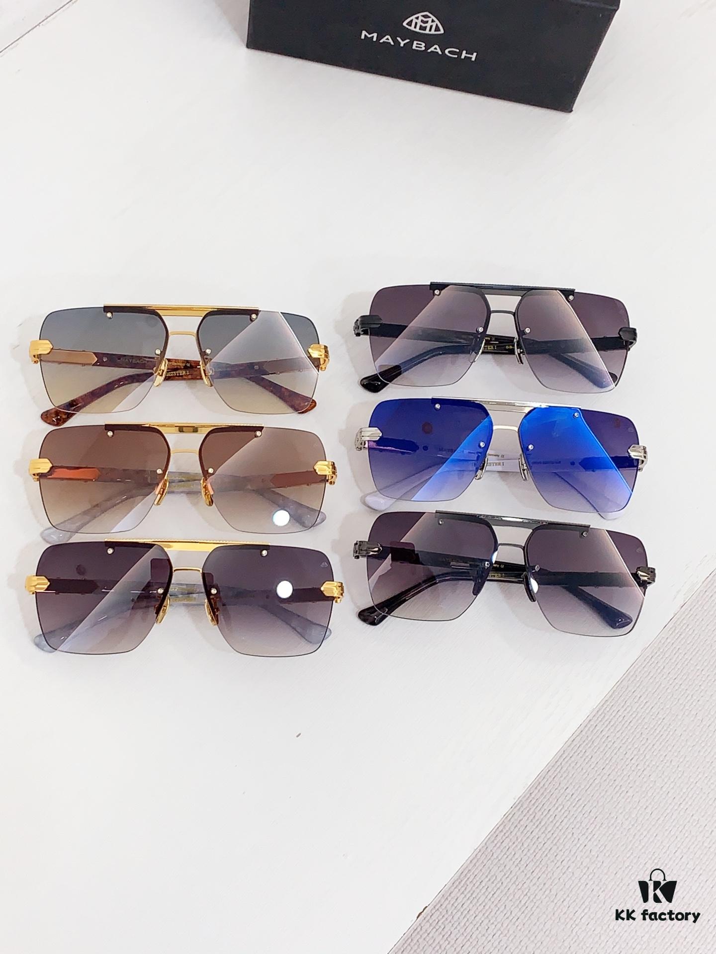 MAYBACH 180 The Bizster I Luxury Sunglasses – Premium K-Gold Vacuum Plated Hardware, Classic Men's Design