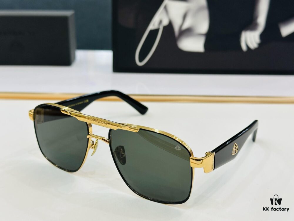 High-Quality MAYBACH Z114 Sunglasses, Exquisite Craftsmanship, Premium Feel, Size: 59-17-142