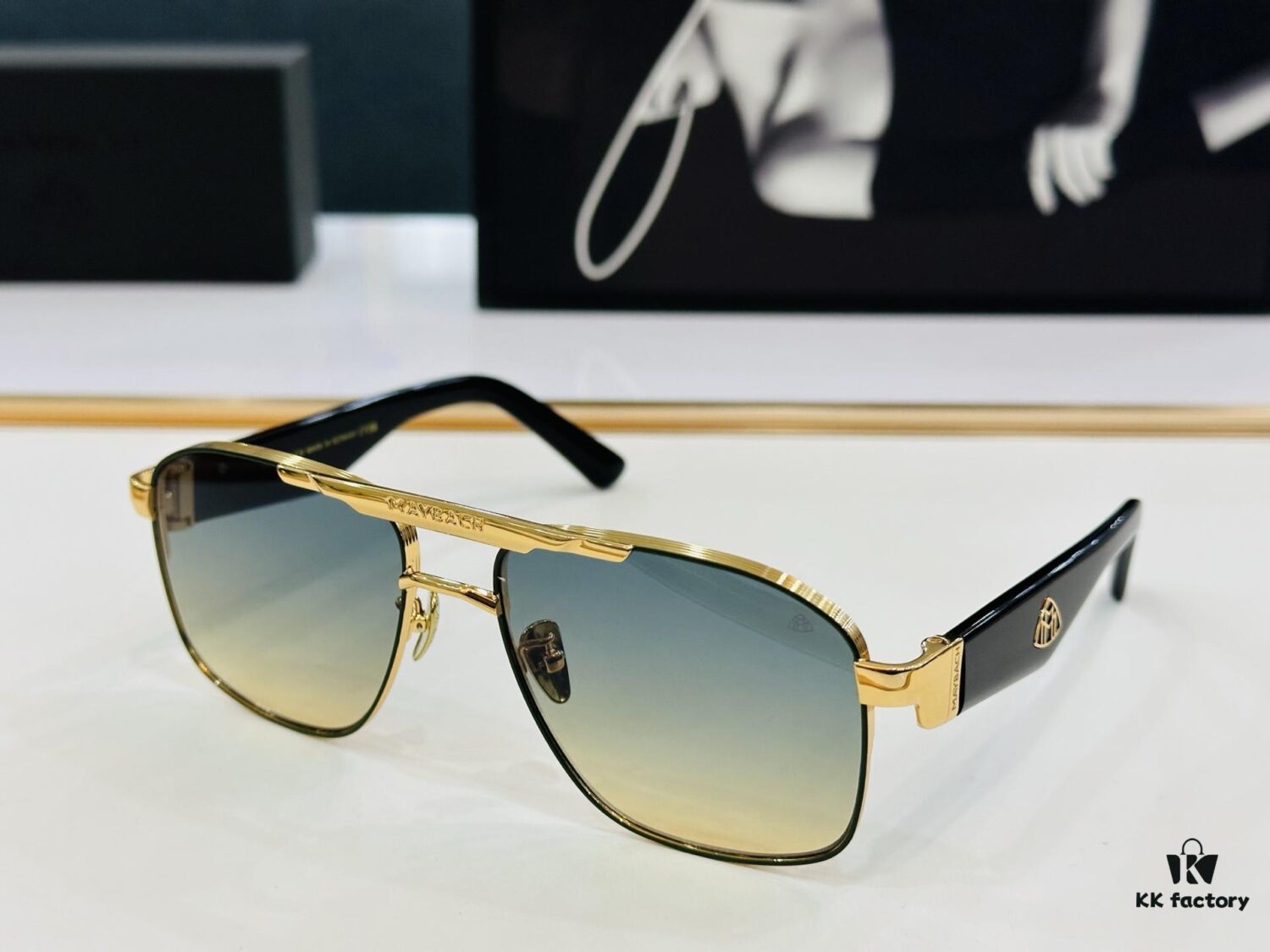 High-Quality MAYBACH Z114 Sunglasses, Exquisite Craftsmanship, Premium Feel, Size: 59-17-142