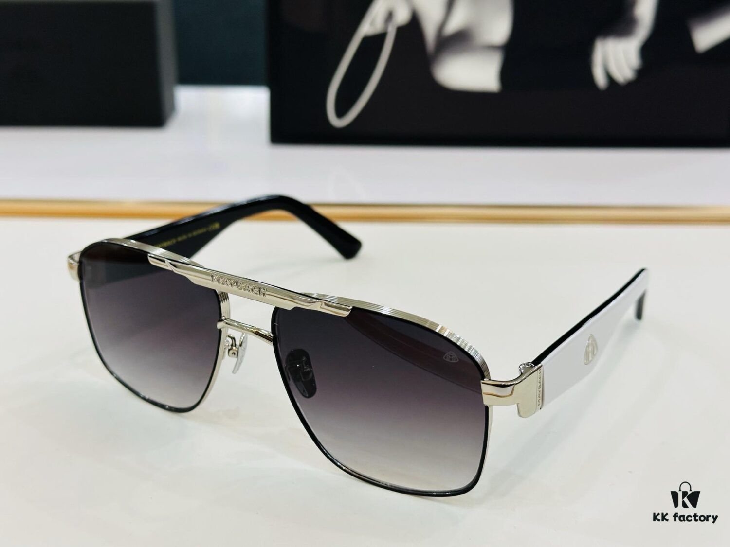 High-Quality MAYBACH Z114 Sunglasses, Exquisite Craftsmanship, Premium Feel, Size: 59-17-142