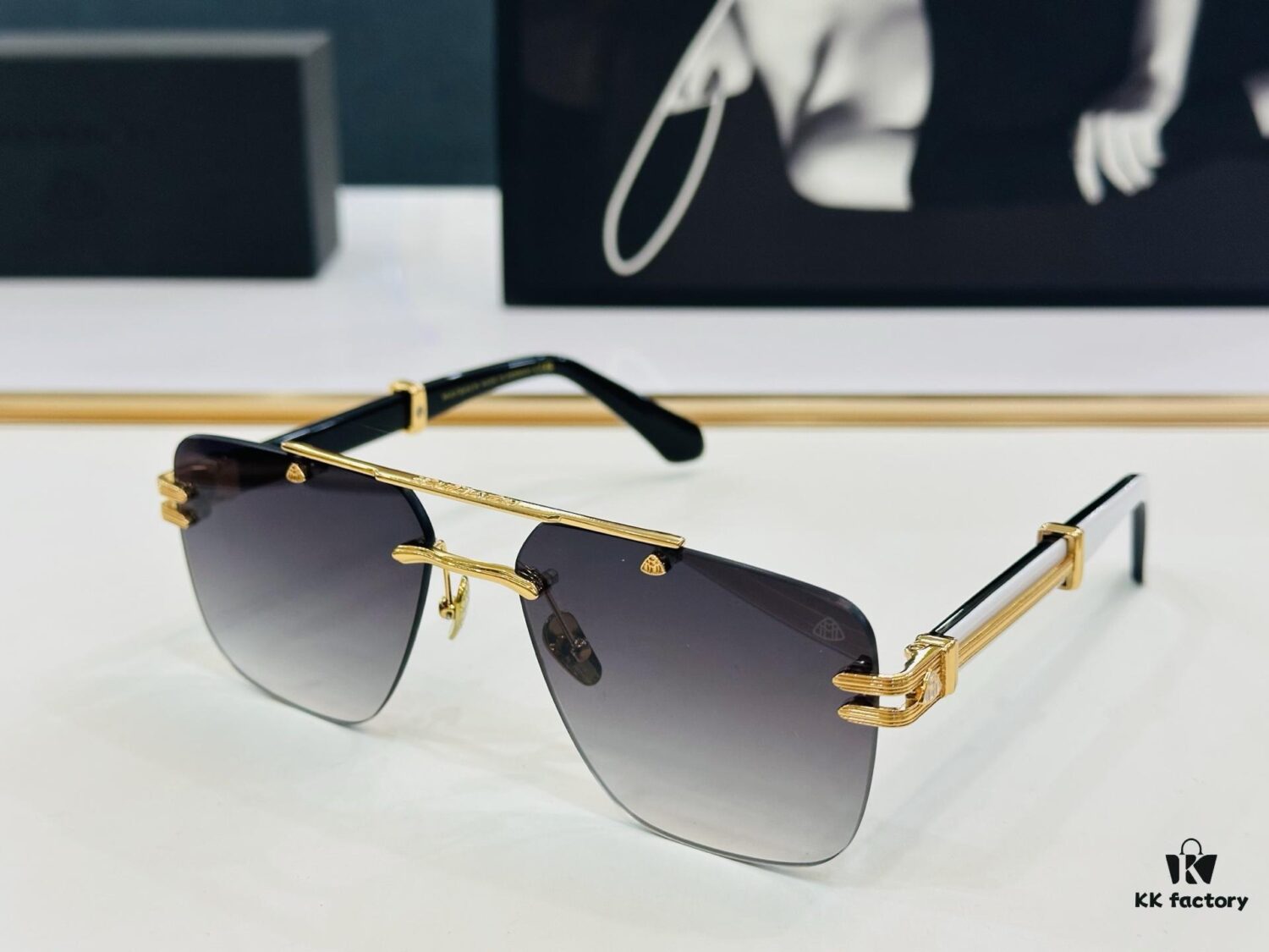 High-Quality MAYBACH Z102 Sunglasses, Exquisitely Crafted, Premium Feel, Size 61-17-145
