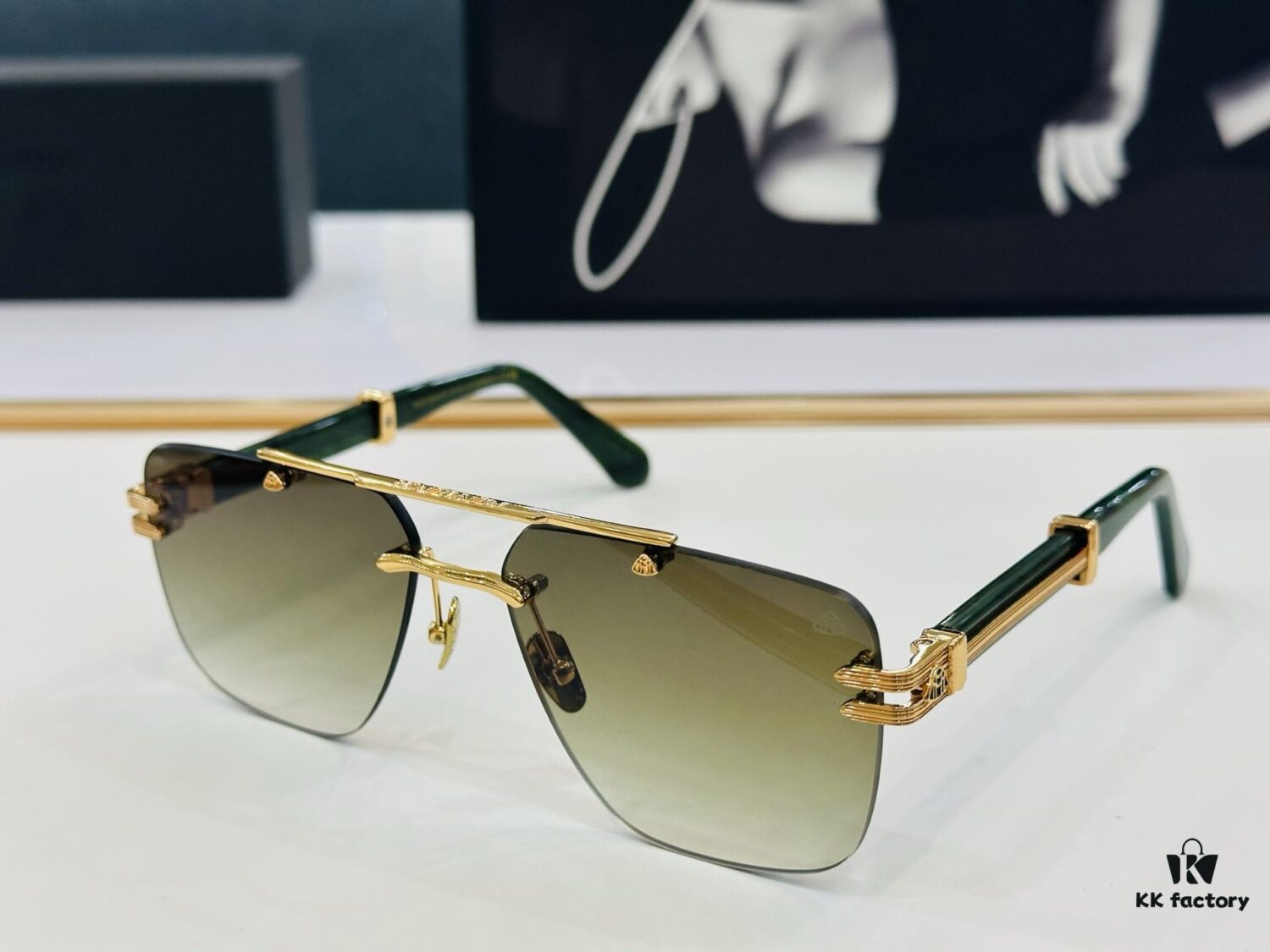 High-Quality MAYBACH Z102 Sunglasses, Exquisitely Crafted, Premium Feel, Size 61-17-145