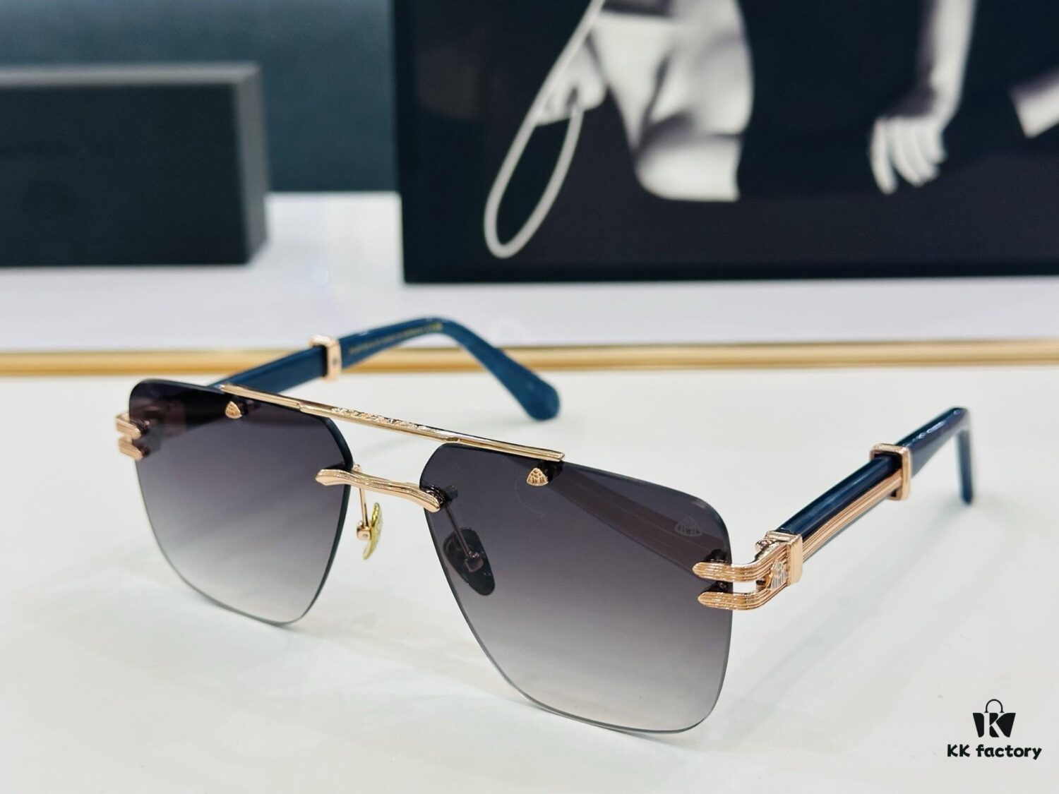 High-Quality MAYBACH Z102 Sunglasses, Exquisitely Crafted, Premium Feel, Size 61-17-145