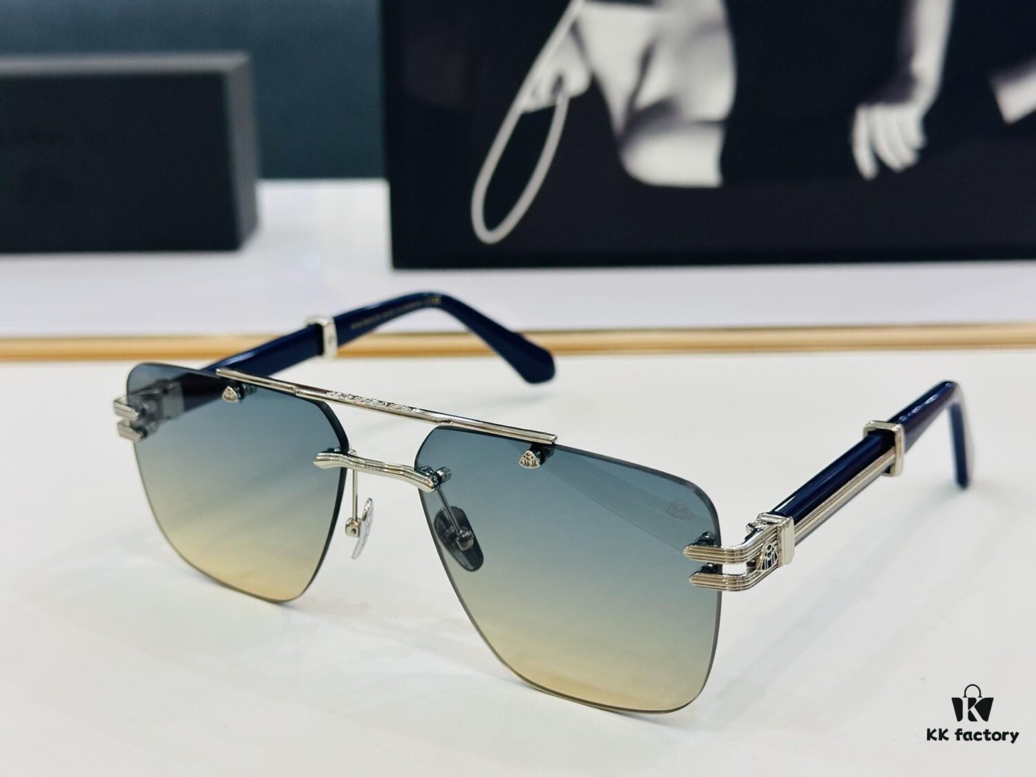 High-Quality MAYBACH Z102 Sunglasses, Exquisitely Crafted, Premium Feel, Size 61-17-145