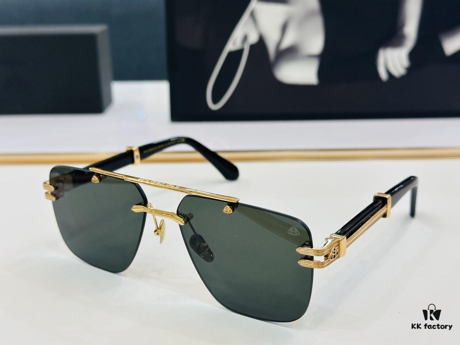 High-Quality MAYBACH Z102 Sunglasses, Exquisitely Crafted, Premium Feel, Size 61-17-145