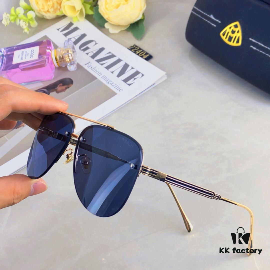 Maybac*ins Fashionable Metal Double-Bridge Oversized Pilot Sunglasses, Stylish Unisex Sun Glasses for Streetwear and Casual Outdoor Use with Strong Light Protection