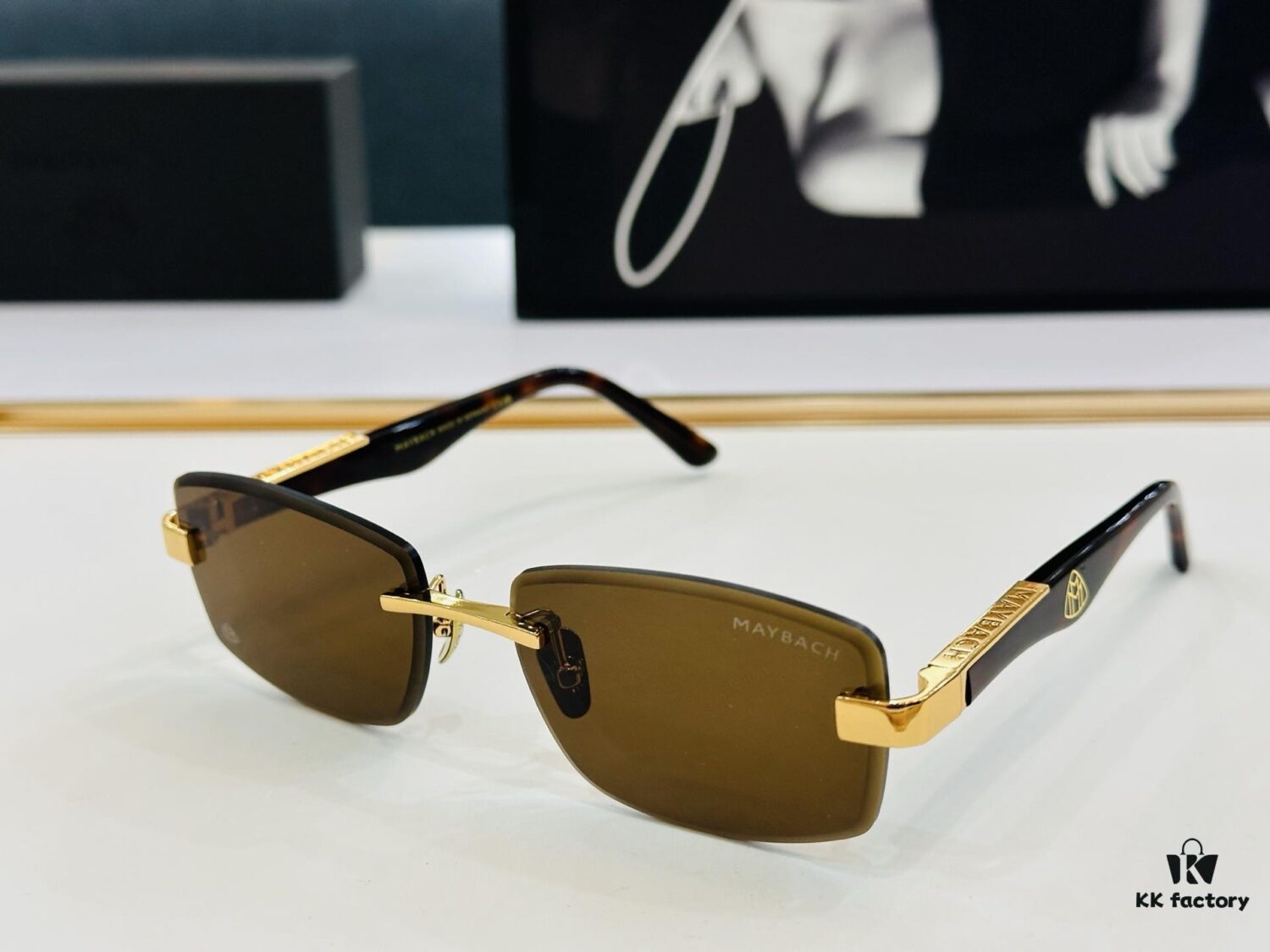 High-Quality MAYBACH Z129 Sunglasses, Exquisitely Crafted, Premium Feel, Size 58-17-145