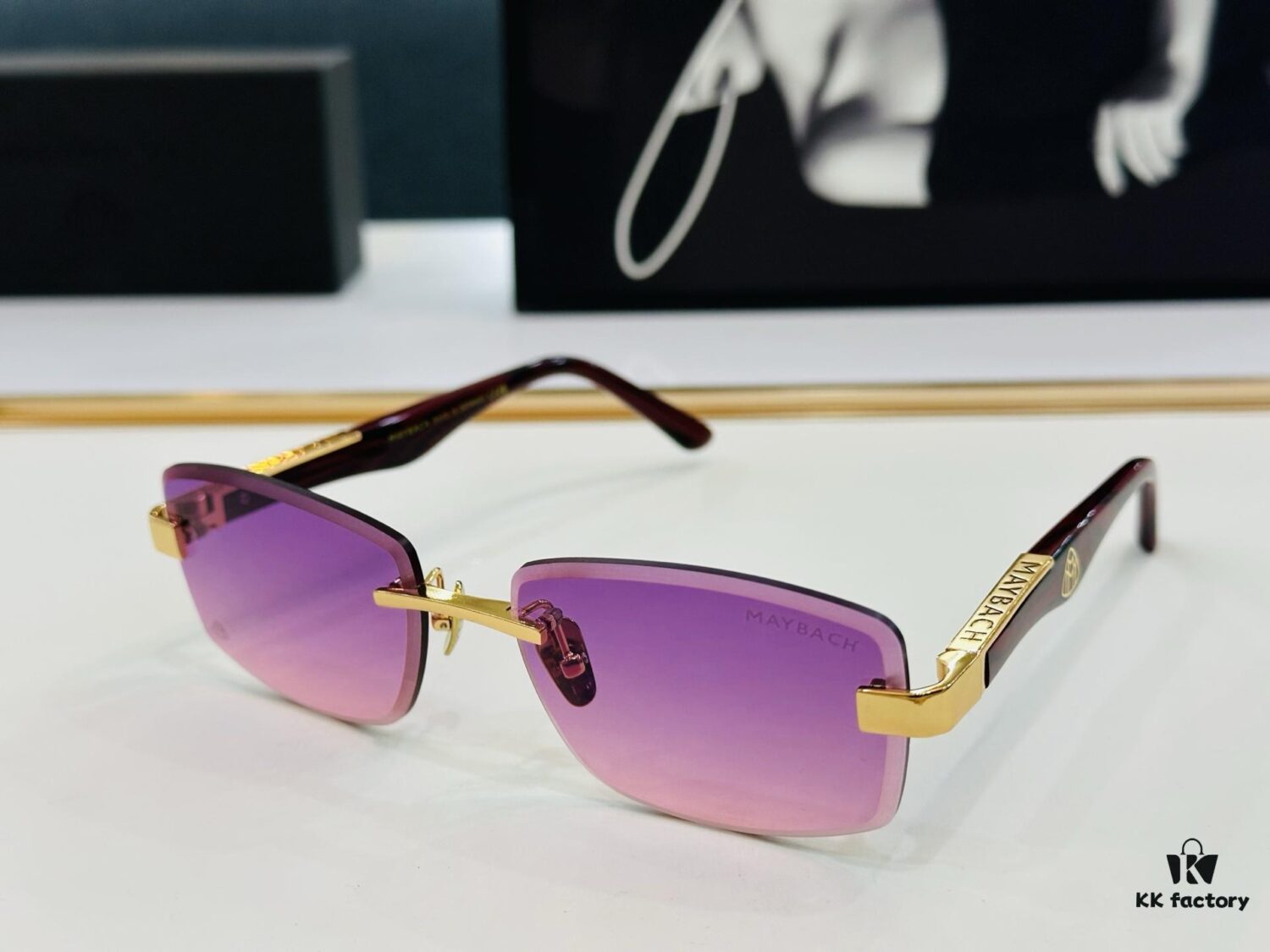 High-Quality MAYBACH Z129 Sunglasses, Exquisitely Crafted, Premium Feel, Size 58-17-145