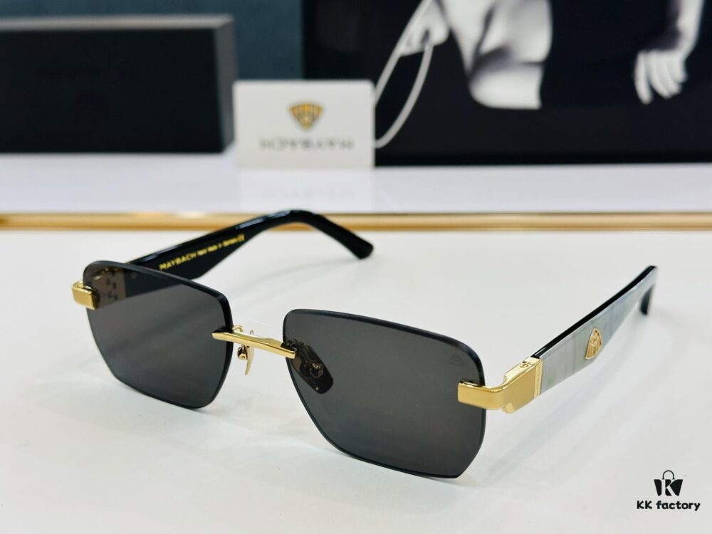 High-Quality MAYBACH Z22 Sunglasses, Exquisite Craftsmanship, Premium Feel, UV Protection, Size: 56-19-140