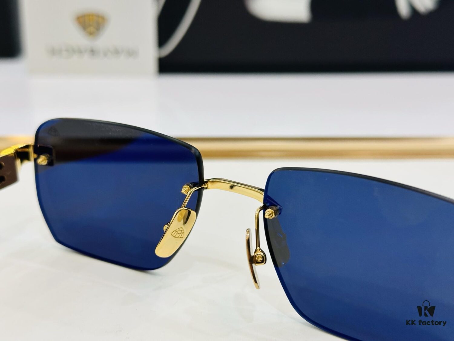 High-Quality MAYBACH Z22 Sunglasses, Exquisite Craftsmanship, Premium Feel, UV Protection, Size: 56-19-140