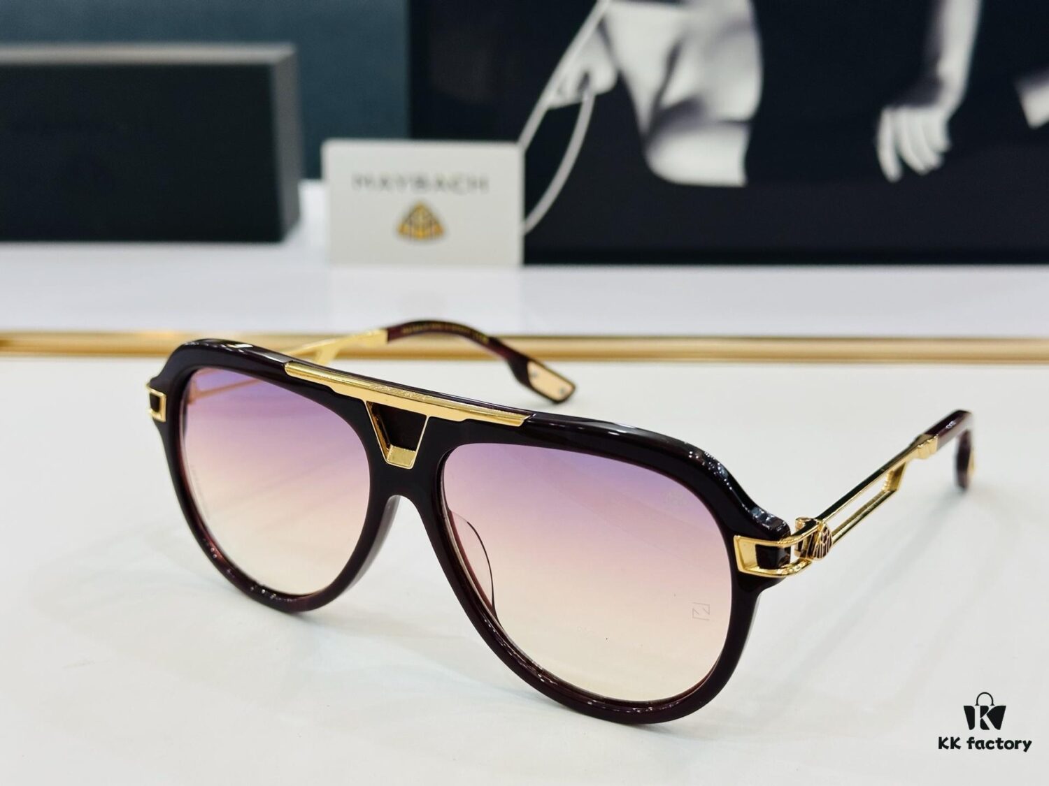 High-Quality MAYBACH Z125 Sunglasses, Exquisite Craftsmanship, Premium Feel