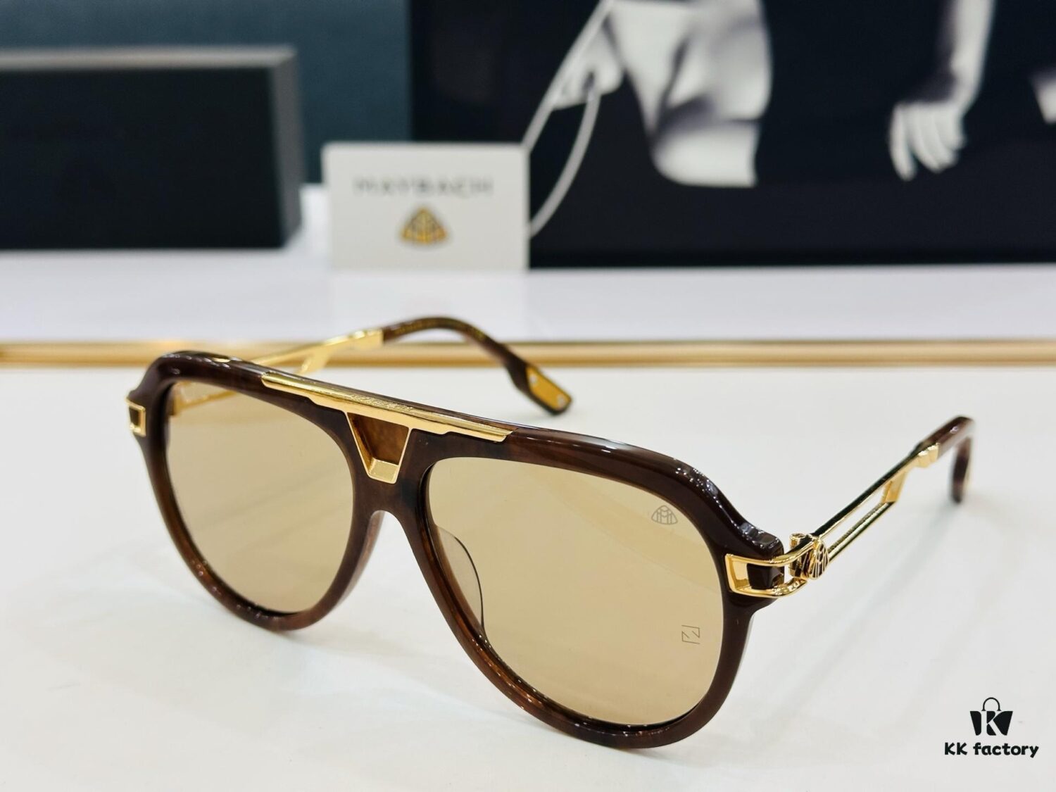 High-Quality MAYBACH Z125 Sunglasses, Exquisite Craftsmanship, Premium Feel