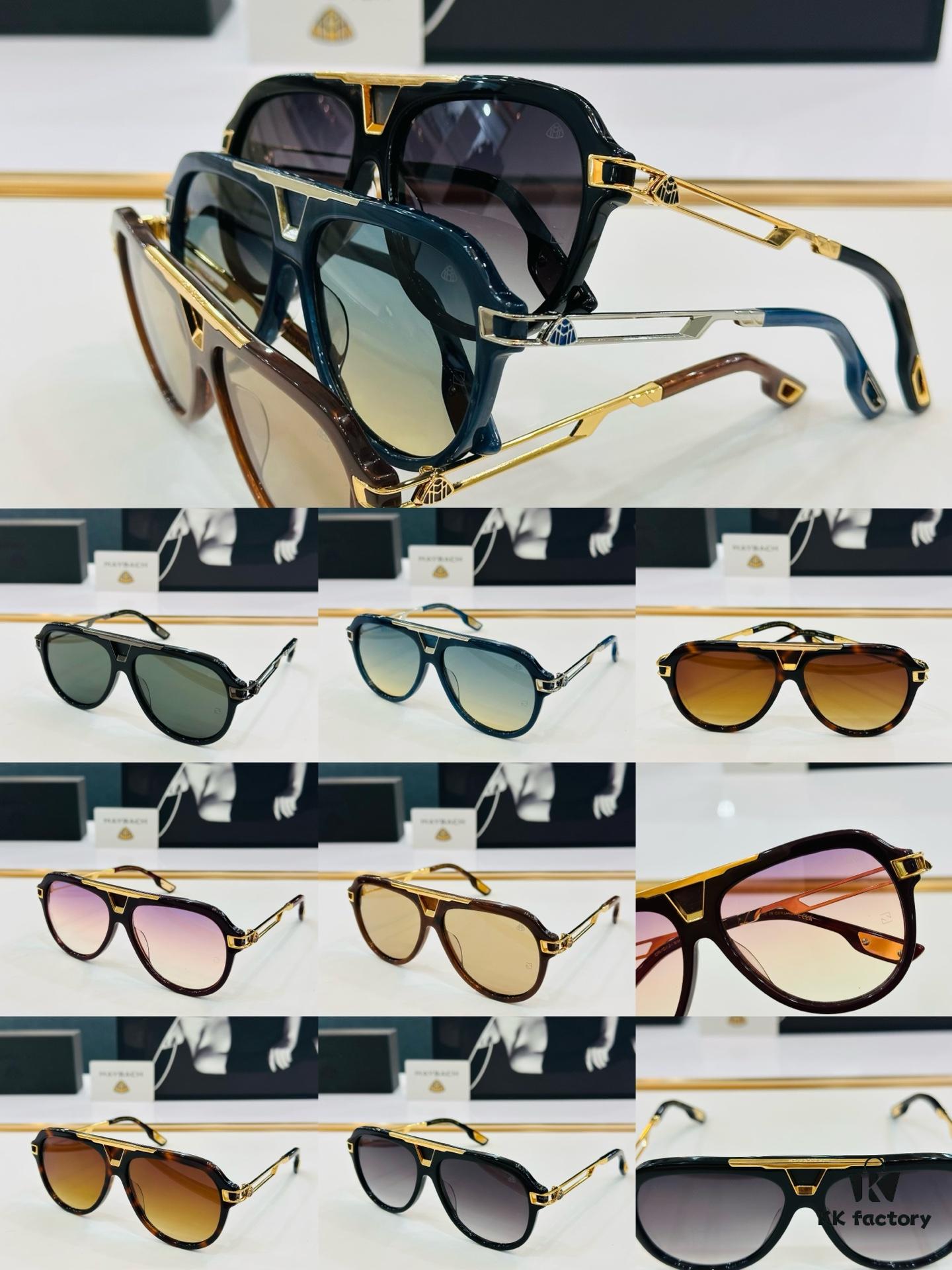 High-Quality MAYBACH Z125 Sunglasses, Exquisite Craftsmanship, Premium Feel