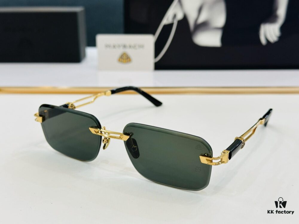High-Quality MAYBACH Z118 Sunglasses, Exquisite Craftsmanship, Premium Feel, Size 60-18-143, XL Frame