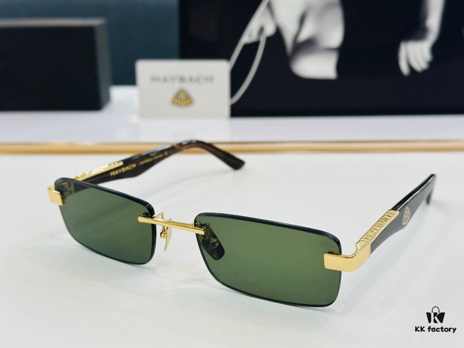 High-Quality MAYBACH Z25 Sunglasses, Exquisite Craftsmanship, Premium Feel, Size: 56-18-140