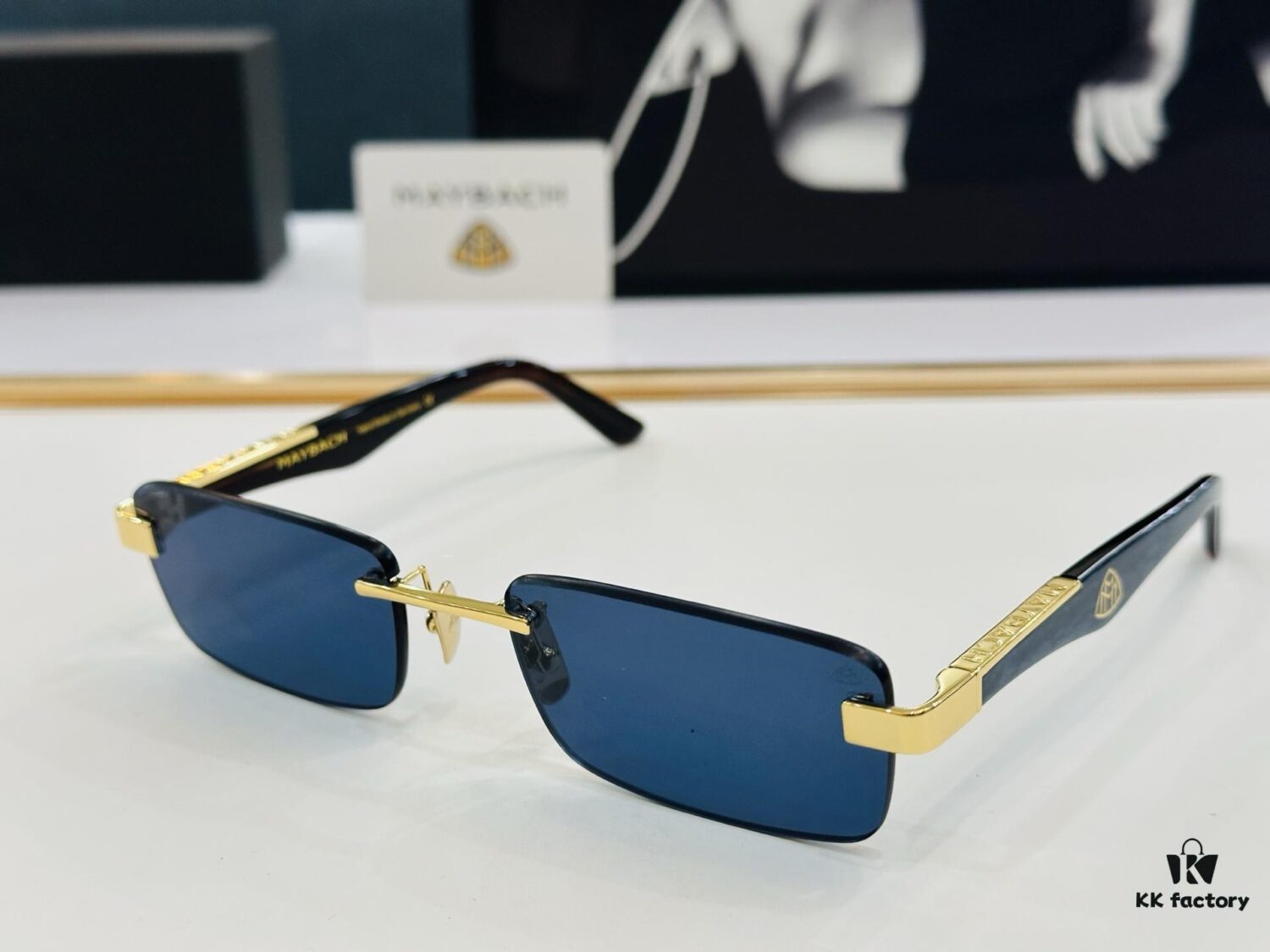 High-Quality MAYBACH Z25 Sunglasses, Exquisite Craftsmanship, Premium Feel, Size: 56-18-140