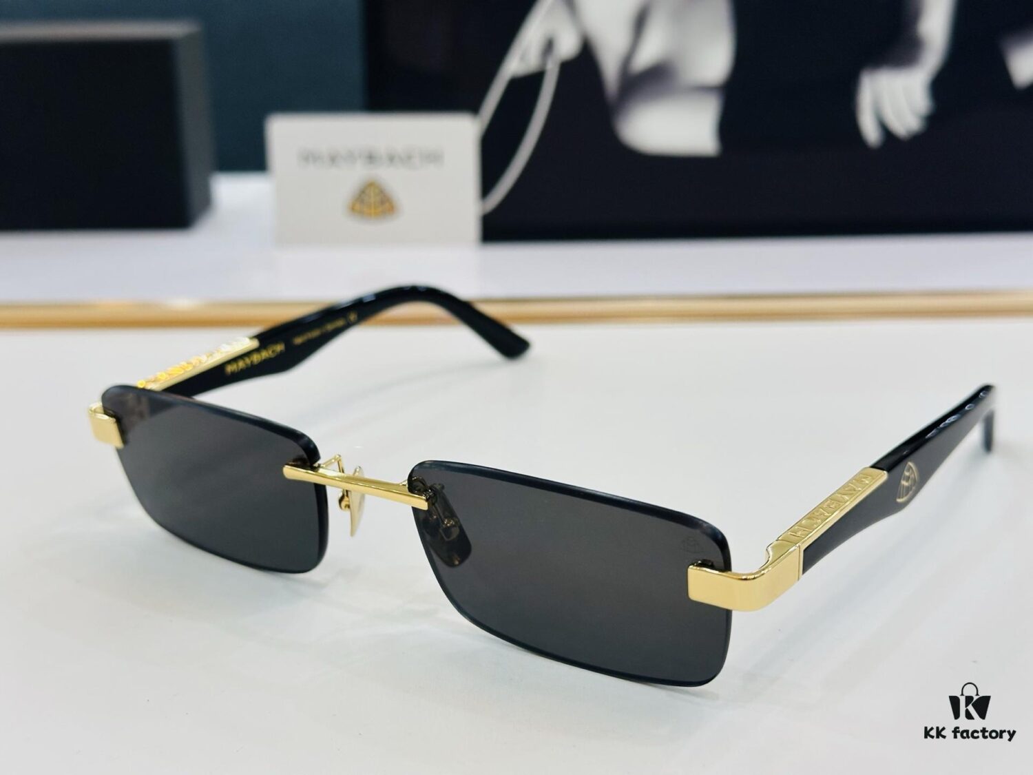 High-Quality MAYBACH Z25 Sunglasses, Exquisite Craftsmanship, Premium Feel, Size: 56-18-140