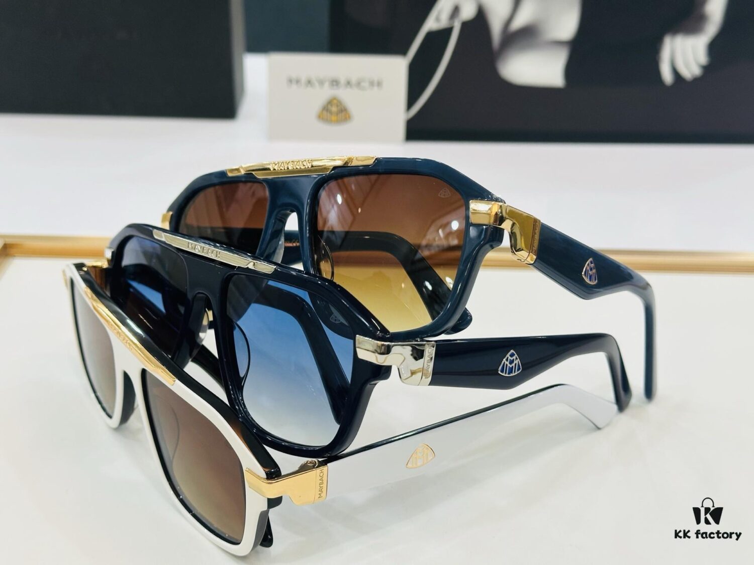 High-Quality MAYBACH Z115 Sunglasses, Exquisite Craftsmanship, Premium Feel