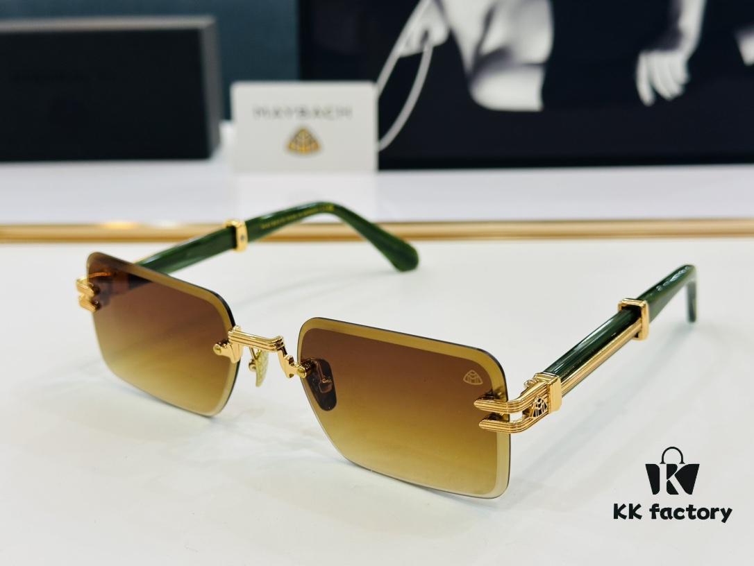 High-Quality MAYBACH Z107 Sunglasses, Exquisite Craftsmanship, Premium Feel, Size 60-20-145