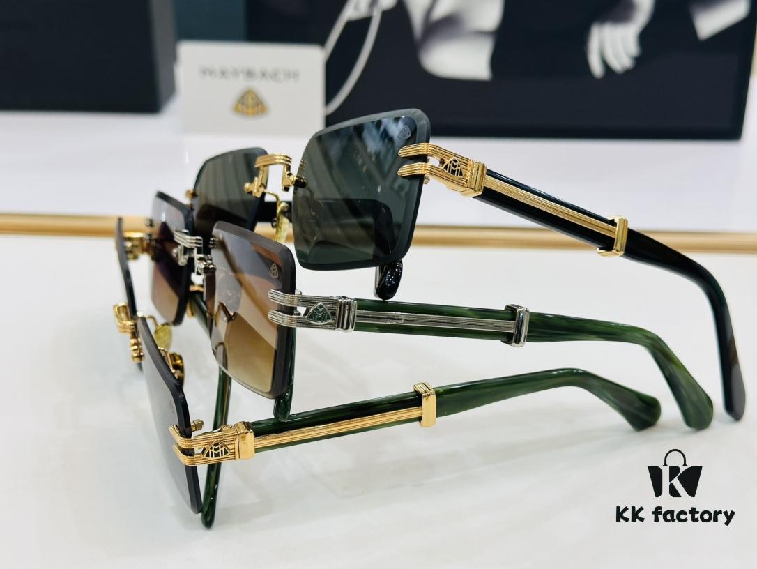 High-Quality MAYBACH Z107 Sunglasses, Exquisite Craftsmanship, Premium Feel, Size 60-20-145