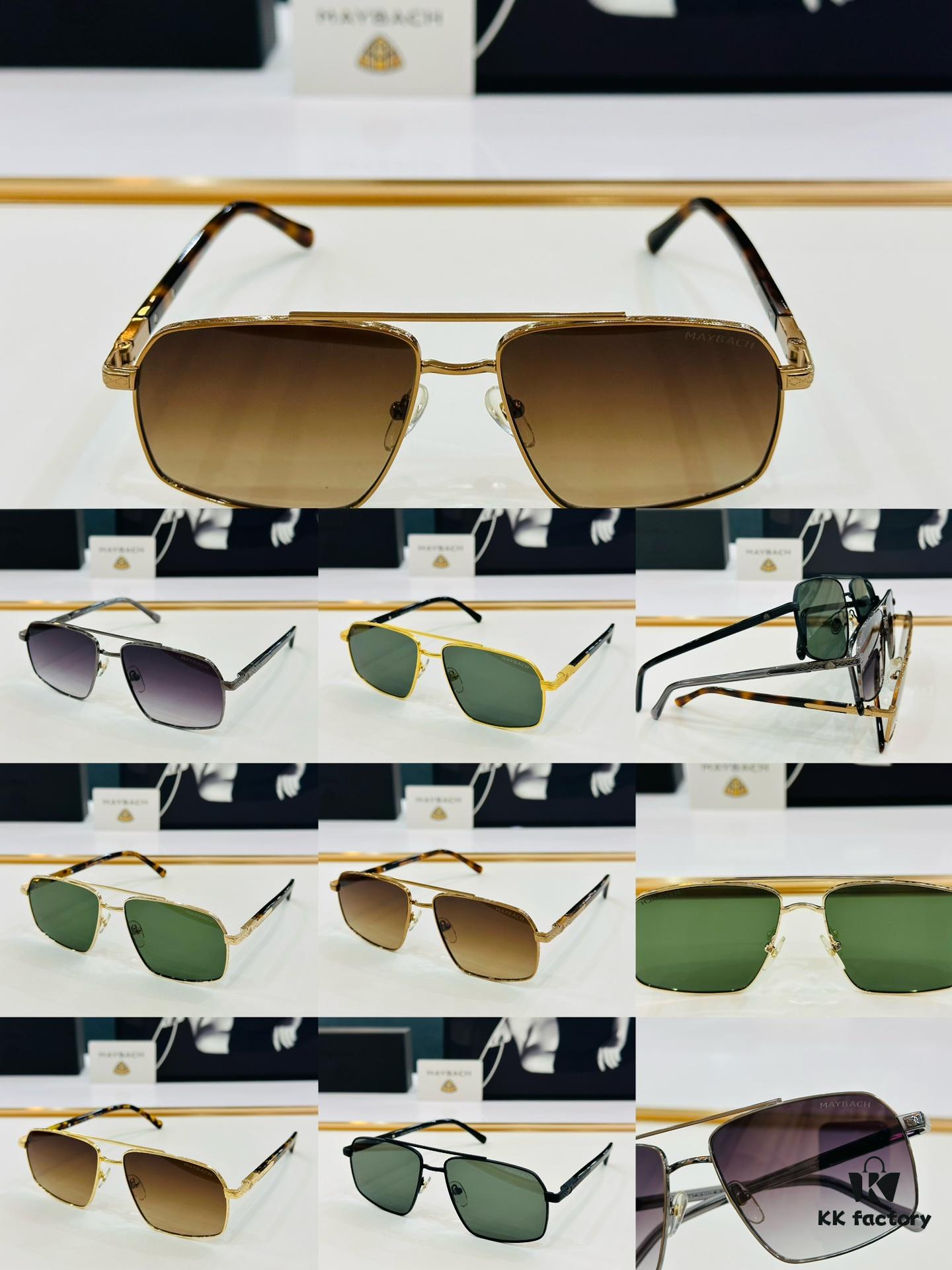 High-Quality MAYBACH MB1481 Sunglasses, Exquisite Craftsmanship, Premium Feel, Size: 59□16-145