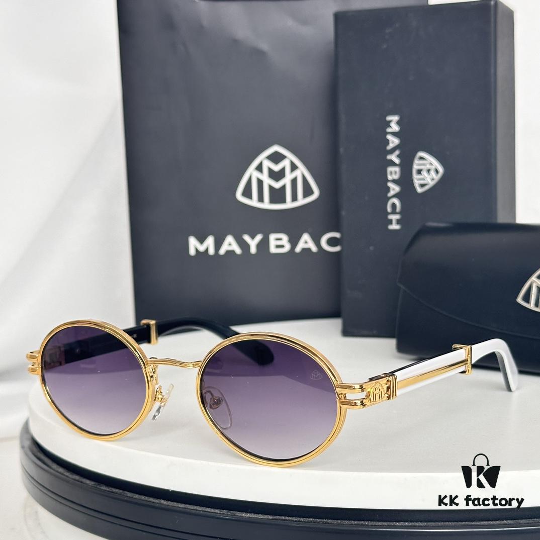 MAYBACH Officially Recommended Model – THE PRODUCER I, Dual-Tone Imported Frame with K-Gold Vacuum Plated Premium Hardware, Luxury Men's Sunglasses
