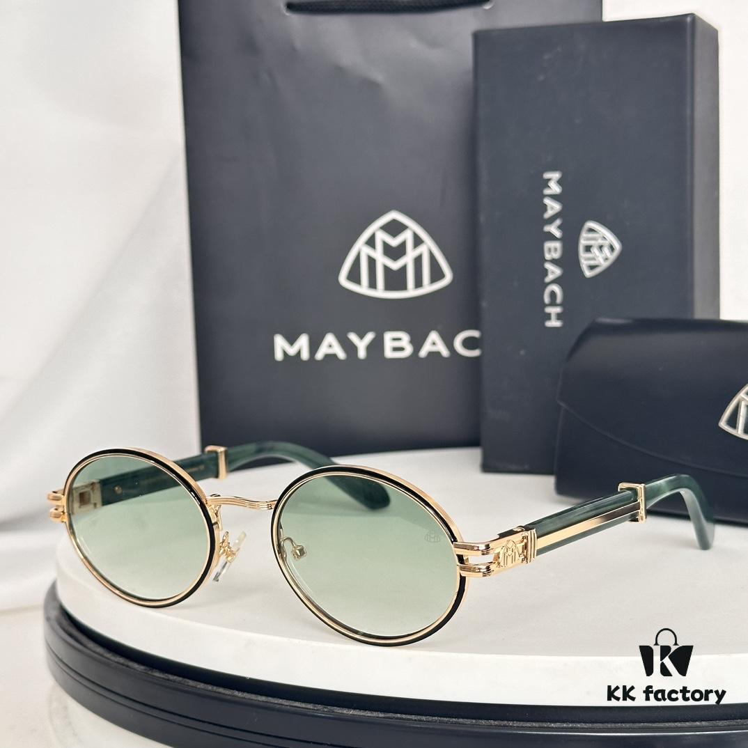 MAYBACH Officially Recommended Model – THE PRODUCER I, Dual-Tone Imported Frame with K-Gold Vacuum Plated Premium Hardware, Luxury Men's Sunglasses