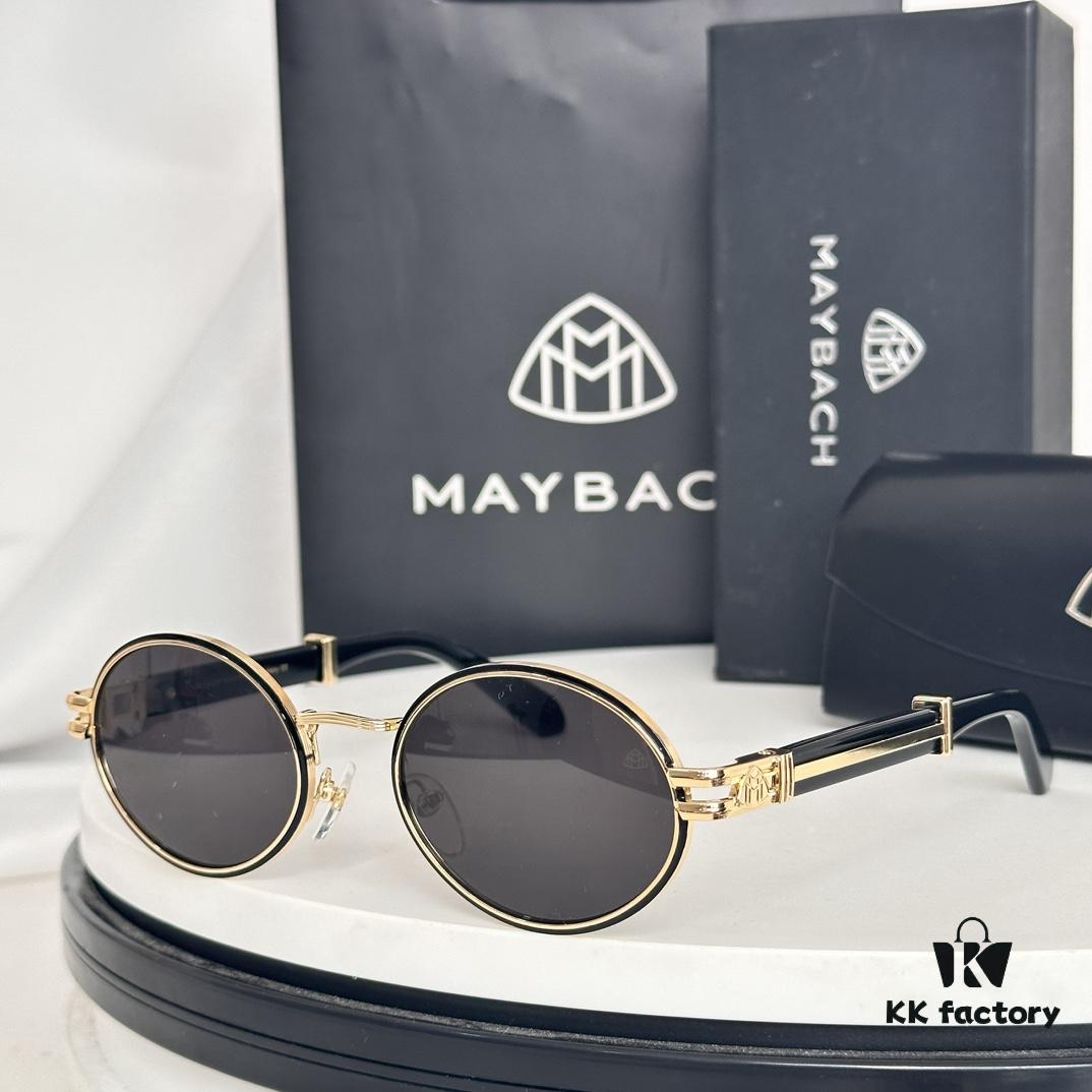 MAYBACH Officially Recommended Model – THE PRODUCER I, Dual-Tone Imported Frame with K-Gold Vacuum Plated Premium Hardware, Luxury Men's Sunglasses