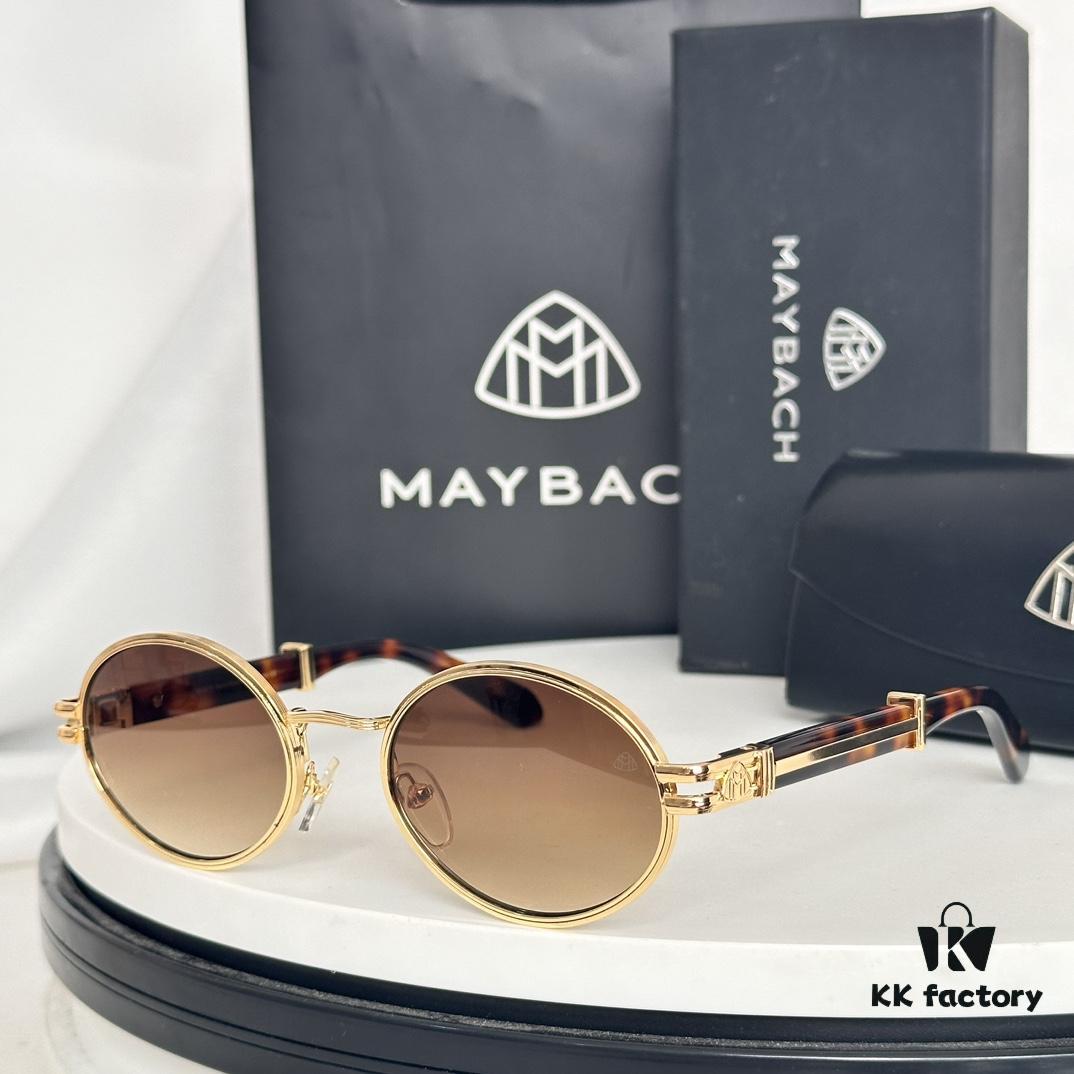 MAYBACH Officially Recommended Model – THE PRODUCER I, Dual-Tone Imported Frame with K-Gold Vacuum Plated Premium Hardware, Luxury Men's Sunglasses