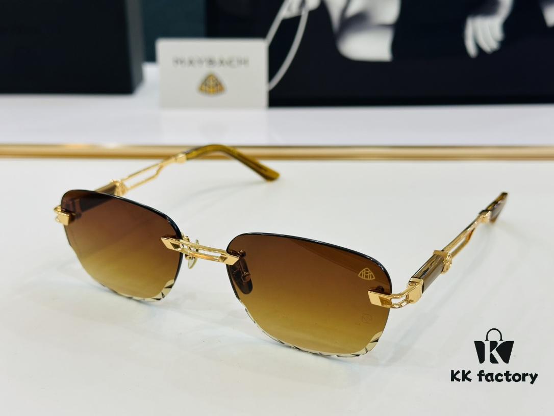 High-Quality MAYBAC*H Z077 Sunglasses, Exquisite Craftsmanship, Premium Feel, Size: 59□18-143, XL Frame