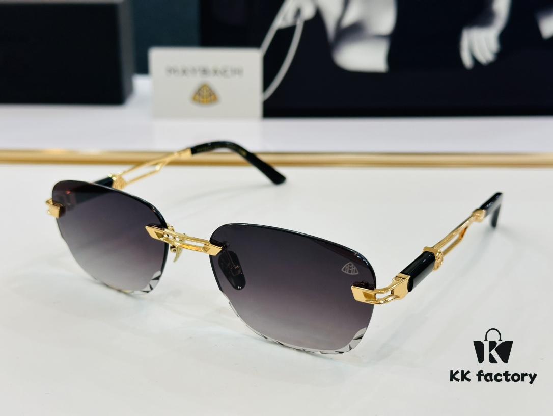 High-Quality MAYBAC*H Z077 Sunglasses, Exquisite Craftsmanship, Premium Feel, Size: 59□18-143, XL Frame