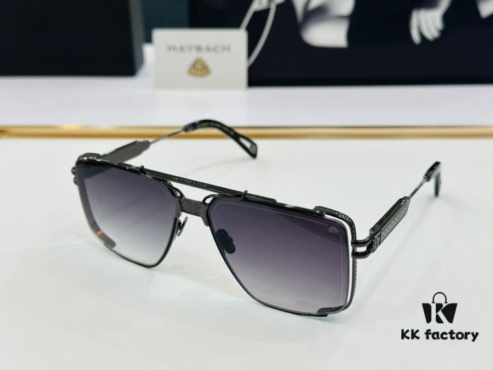 High-Quality MAYBACH Z58 Sunglasses, Exquisite Craftsmanship, Premium Feel, Size 60-14-143