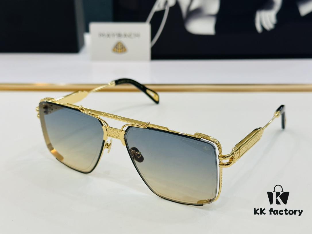 High-Quality MAYBACH Z58 Sunglasses, Exquisite Craftsmanship, Premium Feel, Size 60-14-143