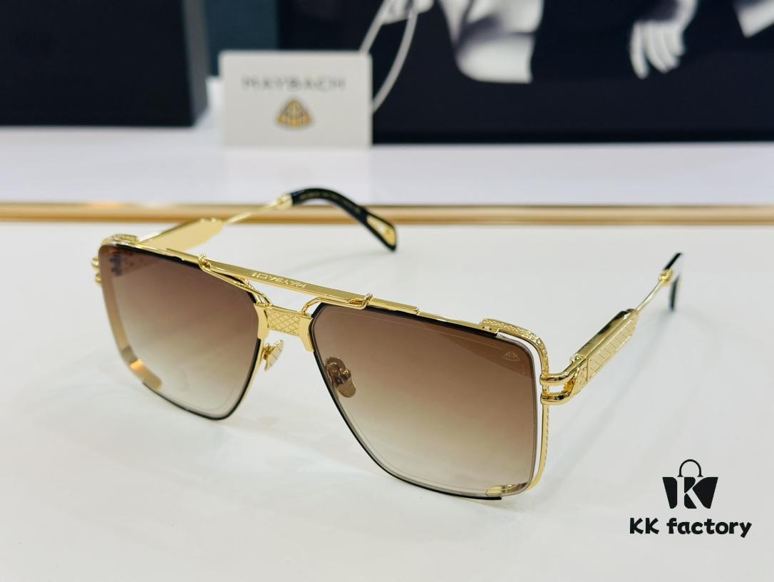 High-Quality MAYBACH Z58 Sunglasses, Exquisite Craftsmanship, Premium Feel, Size 60-14-143