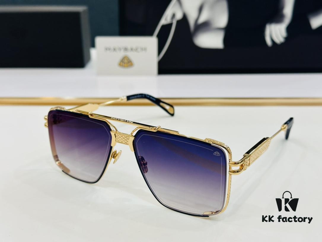 High-Quality MAYBACH Z58 Sunglasses, Exquisite Craftsmanship, Premium Feel, Size 60-14-143