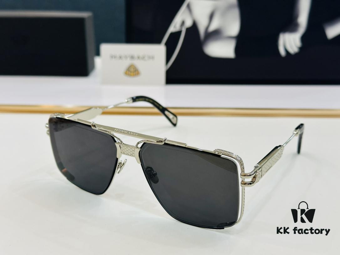 High-Quality MAYBACH Z58 Sunglasses, Exquisite Craftsmanship, Premium Feel, Size 60-14-143