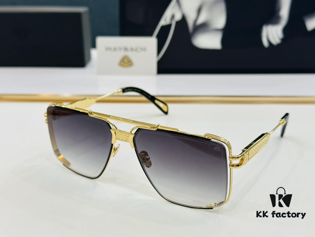 High-Quality MAYBACH Z58 Sunglasses, Exquisite Craftsmanship, Premium Feel, Size 60-14-143