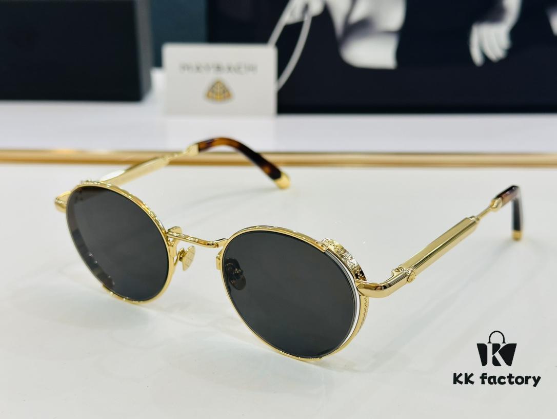 High-Quality MAYBACH Z36 Sunglasses, Exquisite Craftsmanship, Premium Feel, Size 48-22-145