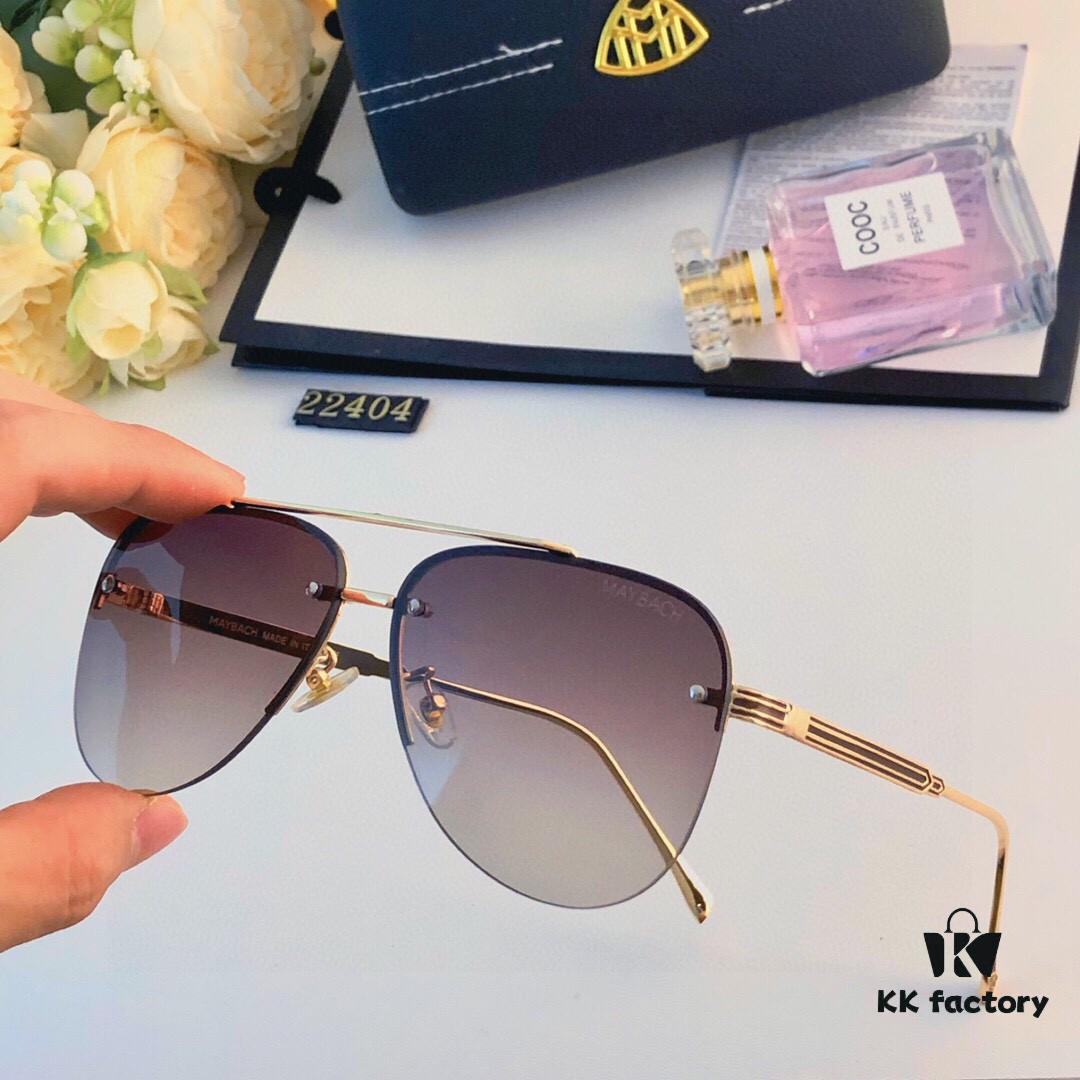 MAYBAC* New Fashion UV400 Protection Unisex Sunglasses, Stylish and Unique Double-Bridge Sun Glasses