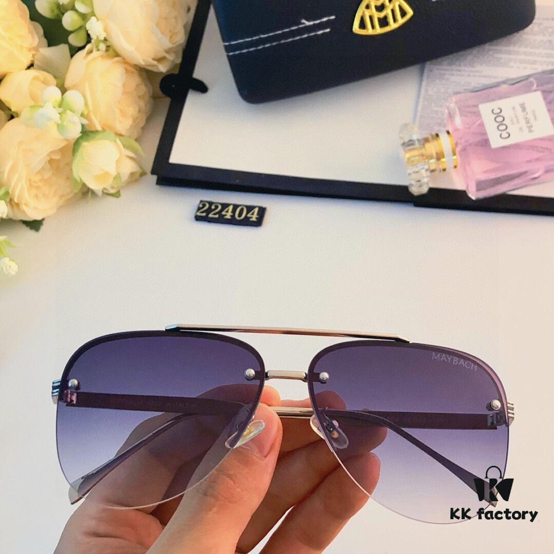 MAYBAC* New Fashion UV400 Protection Unisex Sunglasses, Stylish and Unique Double-Bridge Sun Glasses