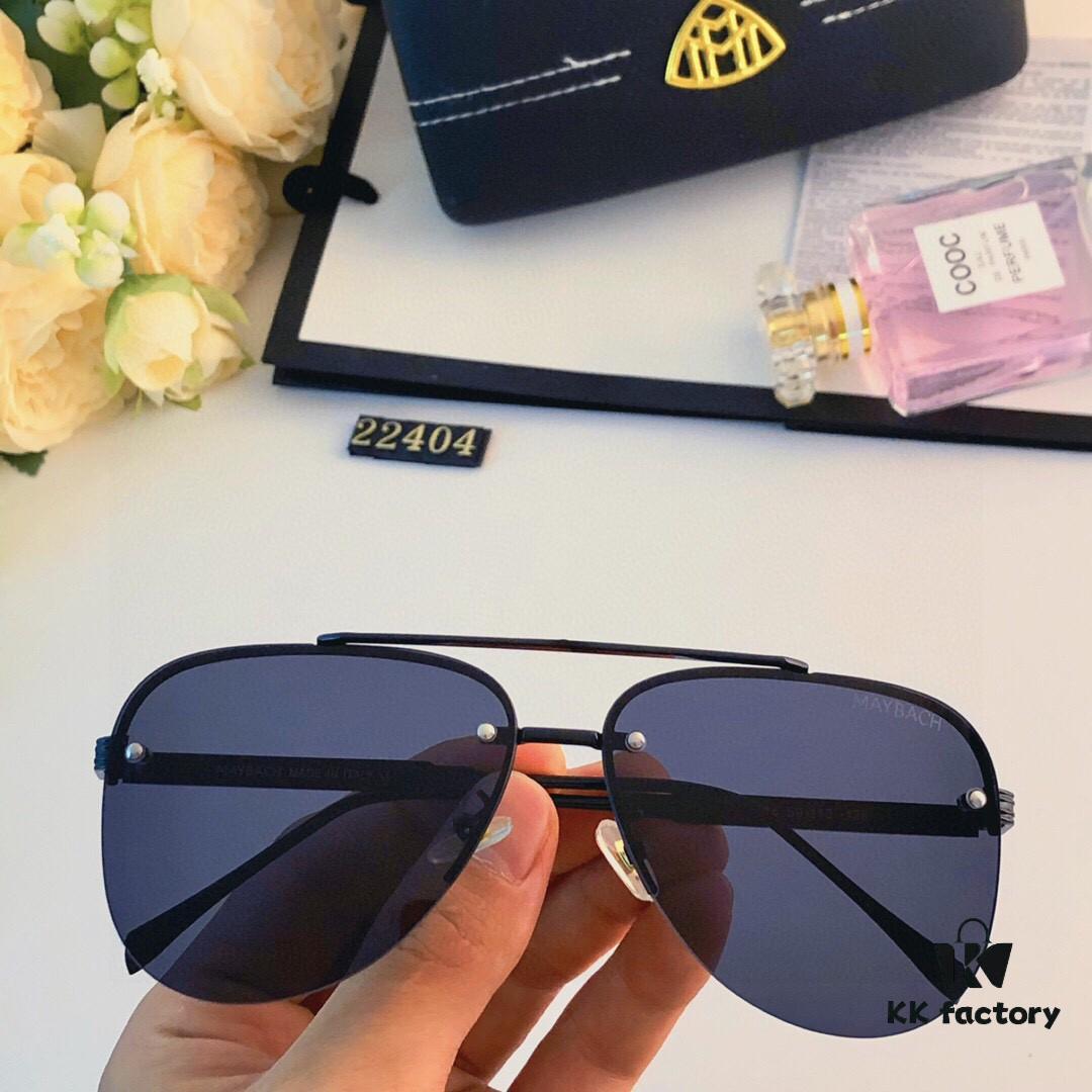 MAYBAC* New Fashion UV400 Protection Unisex Sunglasses, Stylish and Unique Double-Bridge Sun Glasses