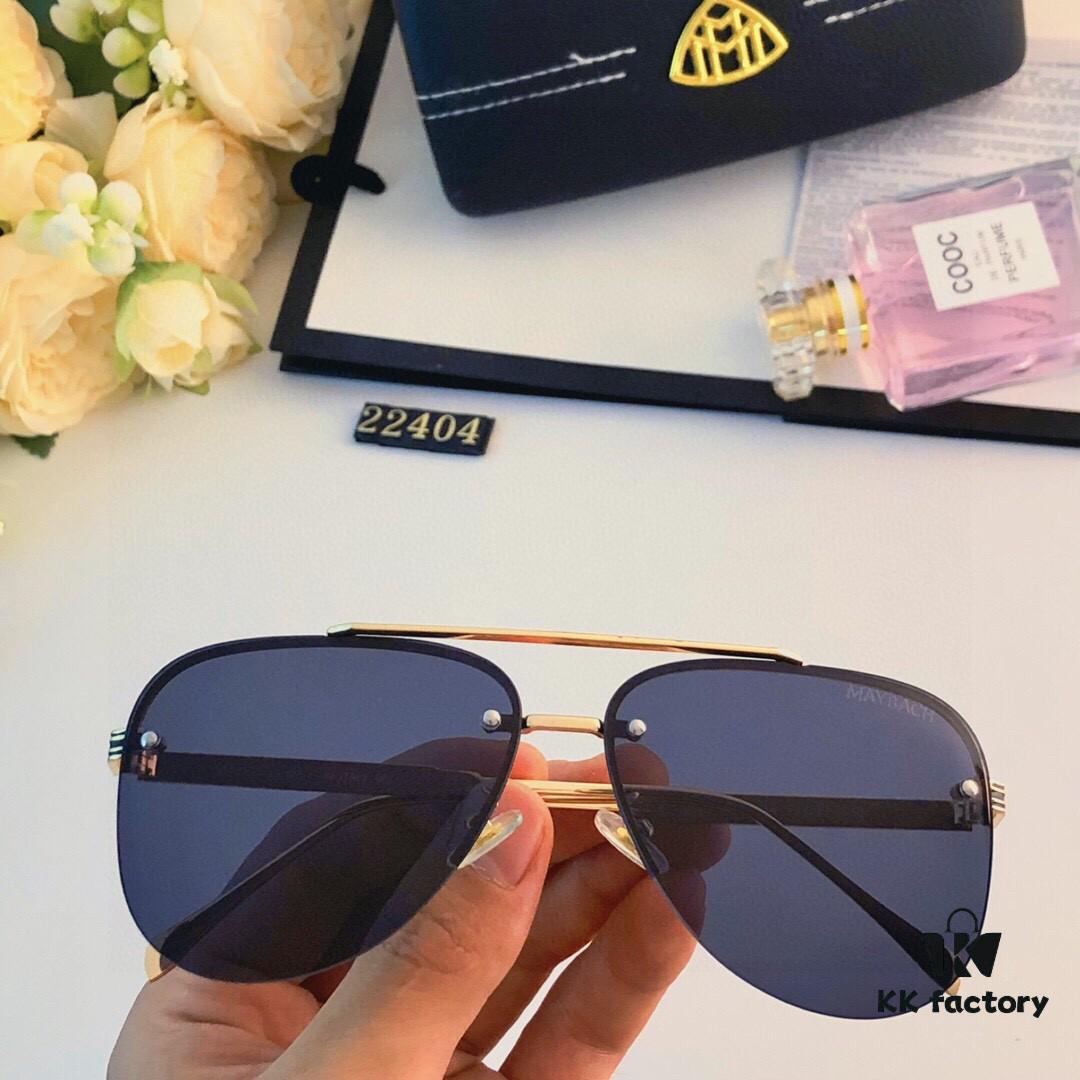 MAYBAC* New Fashion UV400 Protection Unisex Sunglasses, Stylish and Unique Double-Bridge Sun Glasses